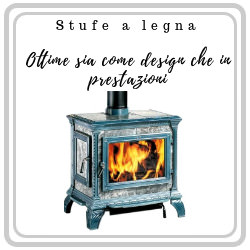 Stufe a legna dal design unico in offerta su mpcshop.it