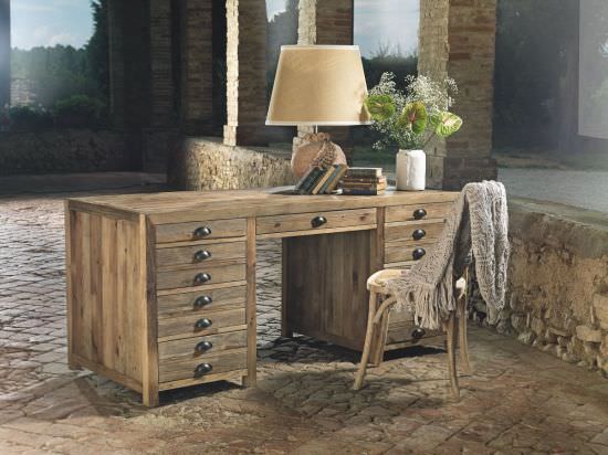 Guarnieri  Old Wood Absinth Schreibtisch In Pine ist ein Produkt im Angebot zum besten Preis