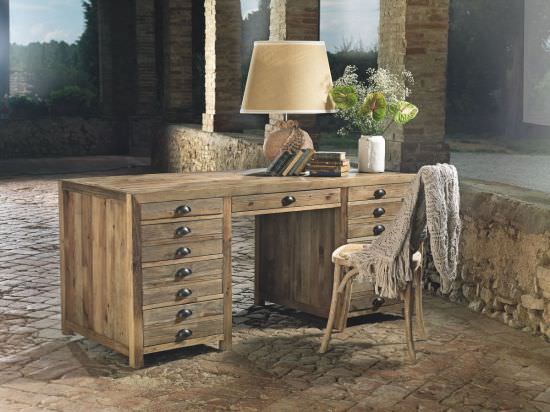 Guarnieri  Old Wood Absinthe Desk In Pine is a product on offer at the best price