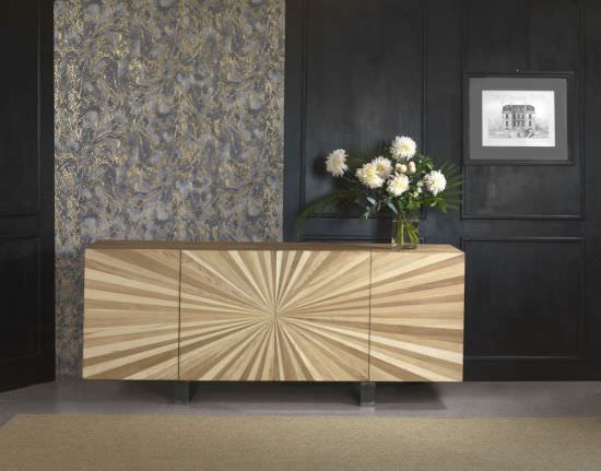Guarnieri Wall sideboard with 4 inlaid doors is a product on offer at the best price