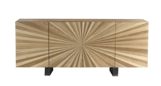 Guarnieri Wall sideboard with 4 inlaid doors is a product on offer at the best price