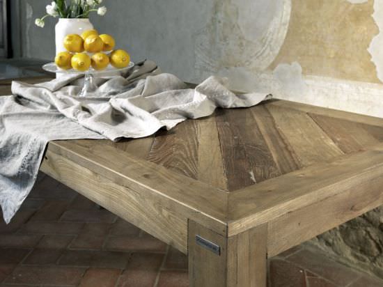 Guarnieri 6 seater table with old elm top is a product on offer at the best price