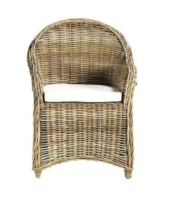 Rattan armchairs