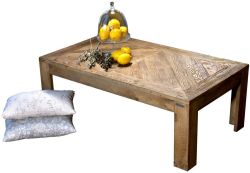 Guarnieri Niedriger Tisch aus Ulme mit Intarsien ist ein Produkt im Angebot zum besten Preis