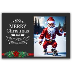 Santa On Skate