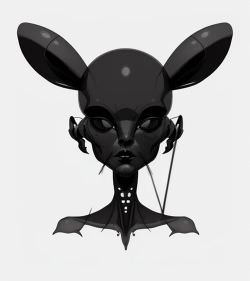 Insectoid With Rabbit Ears