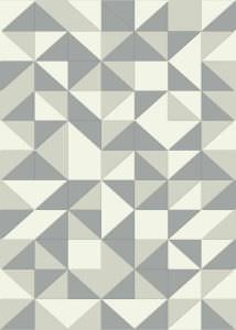 KOBEL  Geometric Rug Tender Grey 120x170 is a product on offer at the best price