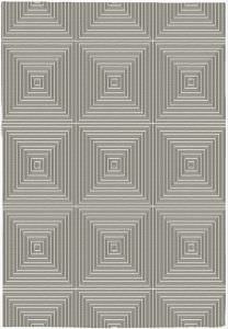 Geometric Carpet Wind Grey