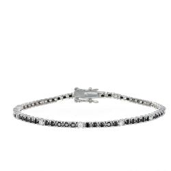 Bracciale Arg925 Zirconi Bianconeri 20