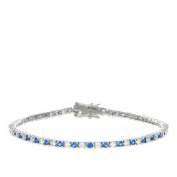 Bracciale Arg925 Zirconi Biancoblu 16