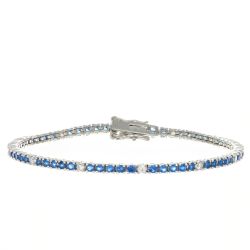 Bracciale Arg925 Zirconi Biancoblu 16