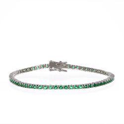 Bracciale Arg925 Zirconi Verdi 20