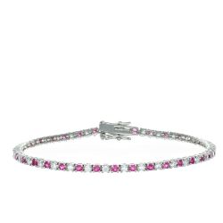 Bracciale Arg925 Zirconi Biancorossi 17