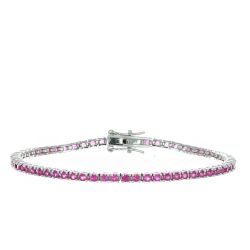 Bracciale Arg925 Zirconi Rossi 16