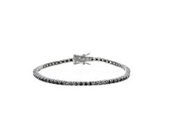 Bracciale Arg925 Zirconi Neri 18