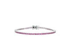 Bracciale Arg925 Zirconi Rossi 18