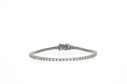 Bracciale Arg925 Zirconi Bianchi 17
