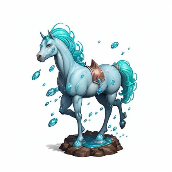 Caballo Con Sabor a Pitufo Caballo Con Sabor a Pitufo