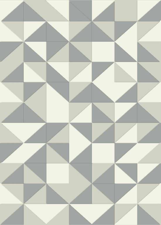 Tapis Géométrique Tender Grey