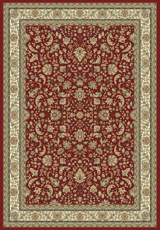 Kabir Red And Beige Floral Carpet