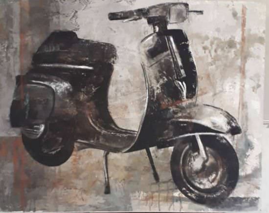 Painted Scooter Vespa