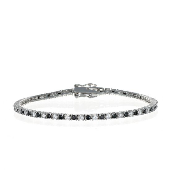 Bracciale Arg925 Zirconi Bianconeri 16