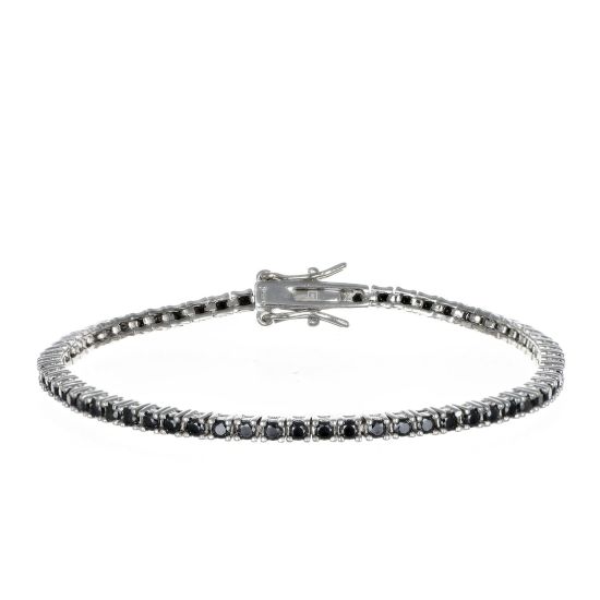 Bracciale Arg925 Zirconi Neri 19