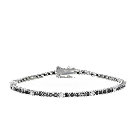 Bracciale Arg925 Zirconi Bianconeri 20