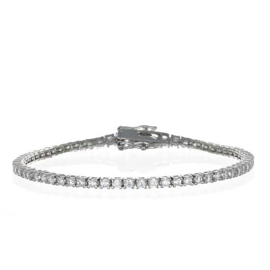Bracciale Arg925 Zirconi Bianchi 17