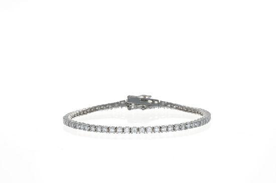 Bracciale Arg925 Zirconi Bianchi 16