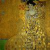 Fresco transferible DIY suministrado en soporte transfer con transferencia directa de color a la superficie a decorar. tema moderno -Sra. Adele Bloch-Bauer- de Gustav Klimt