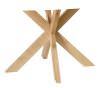 Base pour table Joints Asperges Base croisée en bois massif naturel Dimensions 87x87 cm Hauteur 73 cm