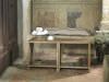 Couchtisch in alter Kiefer Modell BASILICO, auch als Nachttisch für das Schlafzimmer zu verwenden. Abmessungen 60x40x H 60 cm