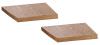 Verlängerungen für Tischplatte Mirra 2 Stück Breite 100 cm passend für Mirra Tischtop 200 und Mirra 240