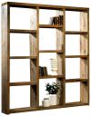 Mobile Bookcase Old Wood Pine Almond Guarnieri Solid old wood shelf Ideal for living room and study Measures LxP 160x25 cm Height 180 cm Bookcase of old wood supplied Disassembled