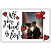 All You Need Is Love Greeting Card By The Imaginarium Archives - Handcrafted To Order