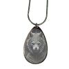 Wolf Glyph Drop Pendant Necklace By The Imaginarium Archives. Handcrafted On Request