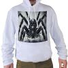 Polyester Sweatshirt Silhouette Of Tarantula By The Immaginarium Archives. Handcrafted On Request