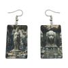 Mother Of Pearl Echoes Far Away Earrings By The Imaginarium Archives. Handcrafted Products On Request