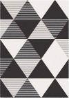 Mélange Noir et Blanc tapis 120x170 cm