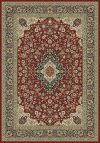 Kabir Indoor Rug Red With Oriental Motifs In Traditional Shades Of Beige And Blue Classic Floral Polypropylene Rug Sold By Mpcshop Size 137x195 Cm