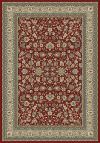 Kabir alfombra floral Rojo 137x195 cm