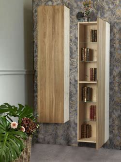 Mueble de pared de madera maciza