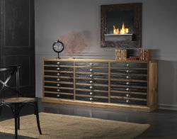 Lavendel Sideboard Buffet In Altem Kiefe