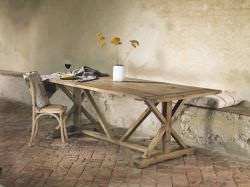 Rectangular Table In Pine Wood 240 Cm