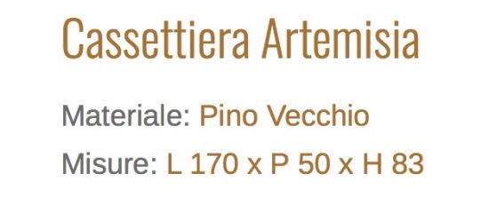 Guarnieri  Cassettiera In Pino Vecchio Con 9 Casset  un prodotto in offerta al miglior prezzo online