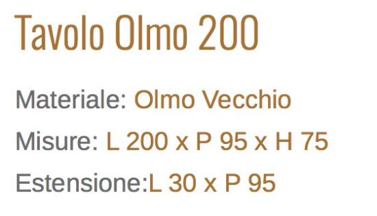 Guarnieri  Gnolmo Tisch 200x95 ist ein Produkt im Angebot zum besten Preis