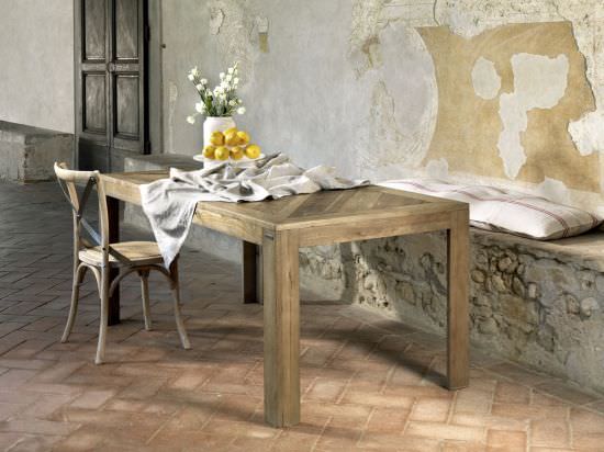 Guarnieri  6 Seater Table With Old Elm Top is a product on offer at the best price