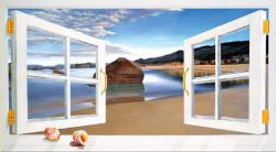  Trompe loeil finestra su spiaggia  un prodotto in offerta al miglior prezzo online