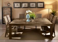 Guarnieri  Square Table In Old Elm Wood is a product on offer at the best price